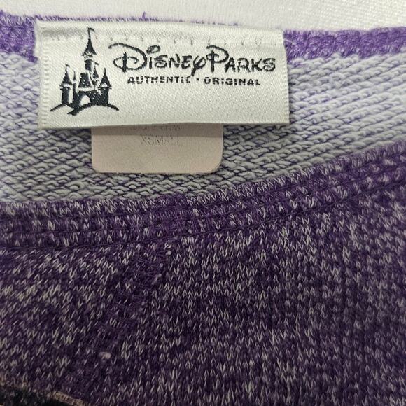 DISNEY Parks Purple Mickey Mouse Sweater Vintage 90's Women's Size X-Small - Picture 4 of 5